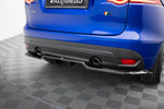 Maxton Design - Central Rear Splitter (with Vertical Bars) Jaguar F-Pace R-Sport MK1