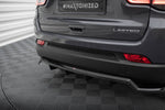 Maxton Design - Central Rear Splitter (with Vertical Bars) Jeep Compass Limited MK2 (Facelift)