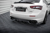 Maxton Design - Central Rear Splitter (with Vertical Bars) Maserati Ghibli MK3 (Facelift)