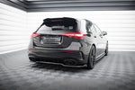 Maxton Design - Central Rear Splitter (with Vertical Bars) Mercedes Benz A35 AMG W177 Hatchback