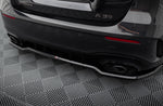 Maxton Design - Central Rear Splitter (with Vertical Bars) Mercedes Benz A35 AMG W177 Hatchback