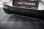 Maxton Design - Central Rear Splitter (with Vertical Bars) Mercedes Benz AMG GT 43 4-Door Coupe V8 Styling Package