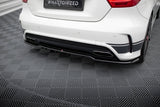 Maxton Design - Central Rear Splitter (with Vertical Bars) Mercedes Benz A45 AMG W176