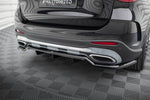 Maxton Design - Central Rear Splitter (with Vertical Bars) Mercedes Benz GLC-Class AMG-Line X254