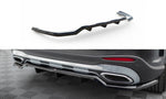 Maxton Design - Central Rear Splitter (with Vertical Bars) Mercedes Benz GLC-Class AMG-Line X254