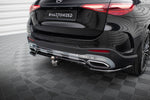 Maxton Design - Central Rear Splitter (with Vertical Bars) Mercedes Benz GLC-Class AMG-Line X254