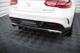 Maxton Design - Central Rear Splitter (with Vertical Bars) Mercedes Benz GLE-Class AMG-Line Coupe C292