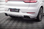 Maxton Design - Central Rear Splitter (with Vertical Bars) Porsche Cayenne Coupe MK3