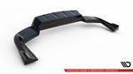 Maxton Design - Central Rear Splitter (with Vertical Bars) Porsche Cayenne Coupe MK3