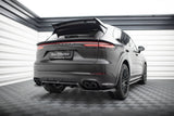 Maxton Design - Central Rear Splitter (with Vertical Bars) Porsche Cayenne Sport Design MK3