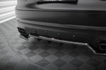 Maxton Design - Central Rear Splitter (with Vertical Bars) Porsche Cayenne Sport Design MK3