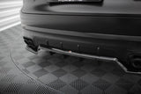 Maxton Design - Central Rear Splitter (with Vertical Bars) Porsche Cayenne Sport Design MK3