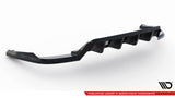 Maxton Design - Central Rear Splitter (with Vertical Bars) Skoda Kodiaq RS MK1 (Facelift)