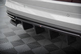 Maxton Design - Central Rear Splitter (with Vertical Bars) Skoda Kodiaq RS MK1 (Facelift)