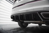 Maxton Design - Central Rear Splitter (with Vertical Bars) Skoda Kodiaq RS MK1 (Facelift)