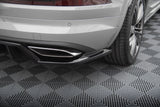 Maxton Design - Central Rear Splitter (with Vertical Bars) Skoda Kodiaq RS MK1 (Facelift)