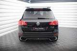 Maxton Design - Central Rear Splitter (with Vertical Bars) Volkswagen Touareg MK2