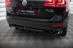 Maxton Design - Central Rear Splitter (with Vertical Bars) Volkswagen Touareg MK2