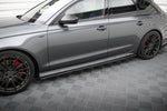 Maxton Design - Side Skirts Diffusers Audi S6 / A6 S-Line / A6 C7 FL