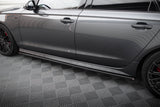 Maxton Design - Side Skirts Diffusers Audi S6 / A6 S-Line / A6 C7 FL