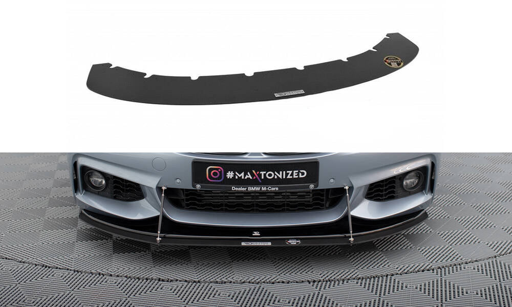 Maxton Design - Front Racing Splitter V.2 BMW Series 4 Coupe / Gran ...