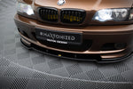 Maxton Design - Front Splitter V.1 BMW Series 3 M-Pack E46 Coupe