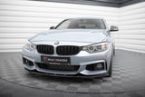 Maxton Design - Front Splitter V.1 BMW Series 4 Coupe / Gran Coupe / Cabrio M-Pack F32 / F36 / F33