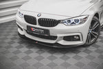 Maxton Design - Front Splitter V.2 BMW Series 4 Coupe / Gran Coupe / Cabrio M-Pack F32 / F36 / F33