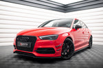 Maxton Design - Front Bumper Canards Audi S3 / A3 S-Line 8V Sedan / Cabrio