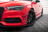 Maxton Design - Front Bumper Canards Audi S3 / A3 S-Line 8V Sedan / Cabrio