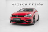 Maxton Design - Front Splitter V.8 Volkswagen Golf R / R-Line MK7.5