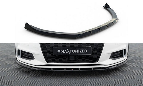 Maxton Design - Front Splitter Audi A3 8V Sedan (Facelift)