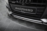 Maxton Design - Front Splitter V.1 Audi S6 / A6 S-Line / A6 C7 (Facelift)