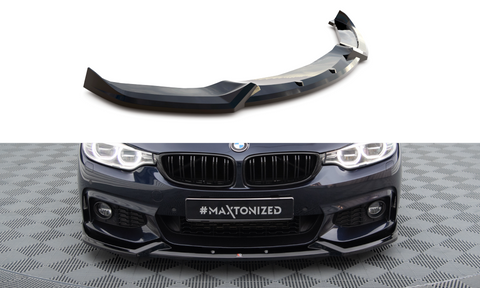 Maxton Design - Front Splitter V.1 BMW Series 4 Gran Coupe / Coupe / Cabrio M-Pack F32 / F36 / F33 Front Spoiler Maxton Design royalty-bespoke.myshopify.com 