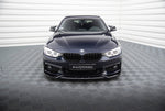 Maxton Design - Front Splitter V.1 BMW Series 4 Gran Coupe / Coupe / Cabrio M-Pack F32 / F36 / F33