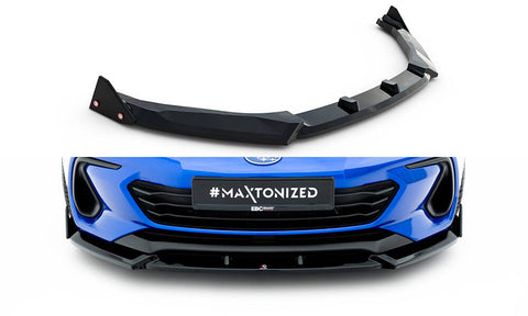 Maxton Design - Front Splitter V.1 + Flaps Subaru BRZ MK2