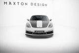 Maxton Design - Front Splitter V.1 Porsche 718 Cayman GTS 982C