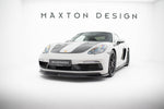 Maxton Design - Front Splitter V.1 Porsche 718 Cayman GTS 982C