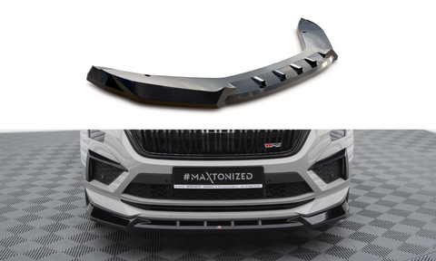 Maxton Design - Front Splitter V.1 Skoda Kodiaq RS MK1 (Facelift)