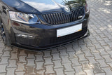 Maxton Design - Front Splitter V.1 Skoda Octavia RS MK3 Hatchback / Estate