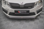 Maxton Design - Front Splitter V.1 Skoda Octavia RS MK3 (Facelift)