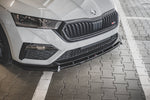 Maxton Design - Front Splitter V.1 Skoda Octavia RS MK4