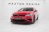 Maxton Design - Front Splitter V.1 Volkswagen Golf R / R-Line MK7.5