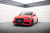 Maxton Design - Front Splitter V.2 Audi S3 / A3 S-Line 8V Sedan / Cabrio