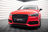 Maxton Design - Front Splitter V.2 Audi S3 / A3 S-Line 8V Sedan / Cabrio