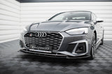 Maxton Design - Front Splitter V.2 Audi S5 / A5 S-Line F5 Facelift