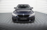 Maxton Design - Front Splitter V.6 BMW Series 4 Gran Coupe / Coupe / Cabrio M-Pack F32 / F36 / F33