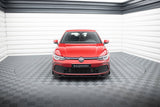 Maxton Design - Front Splitter V.2 + Flaps Volkswagen Golf GTI / GTE / R-Line MK8