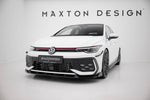 Maxton Design - Front Splitter V.2 + Flaps Volkswagen Golf GTI / GTE / R-Line MK8 (Facelift)