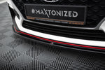 Maxton Design - Front Splitter V.2 Hyundai I30N MK3 Hatchback / Fastback